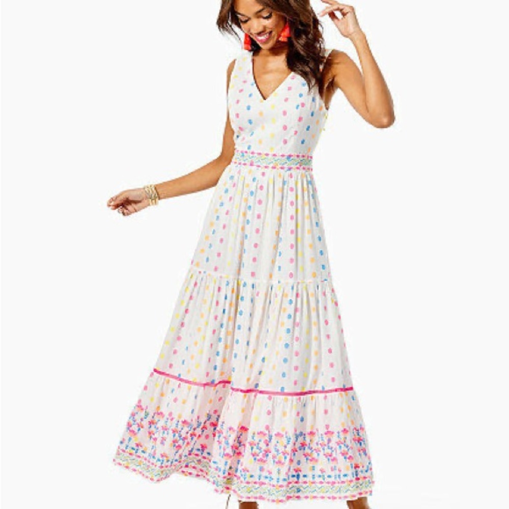 BNWT Lilly Pulitzer Charleen Maxi Dress Size 4
